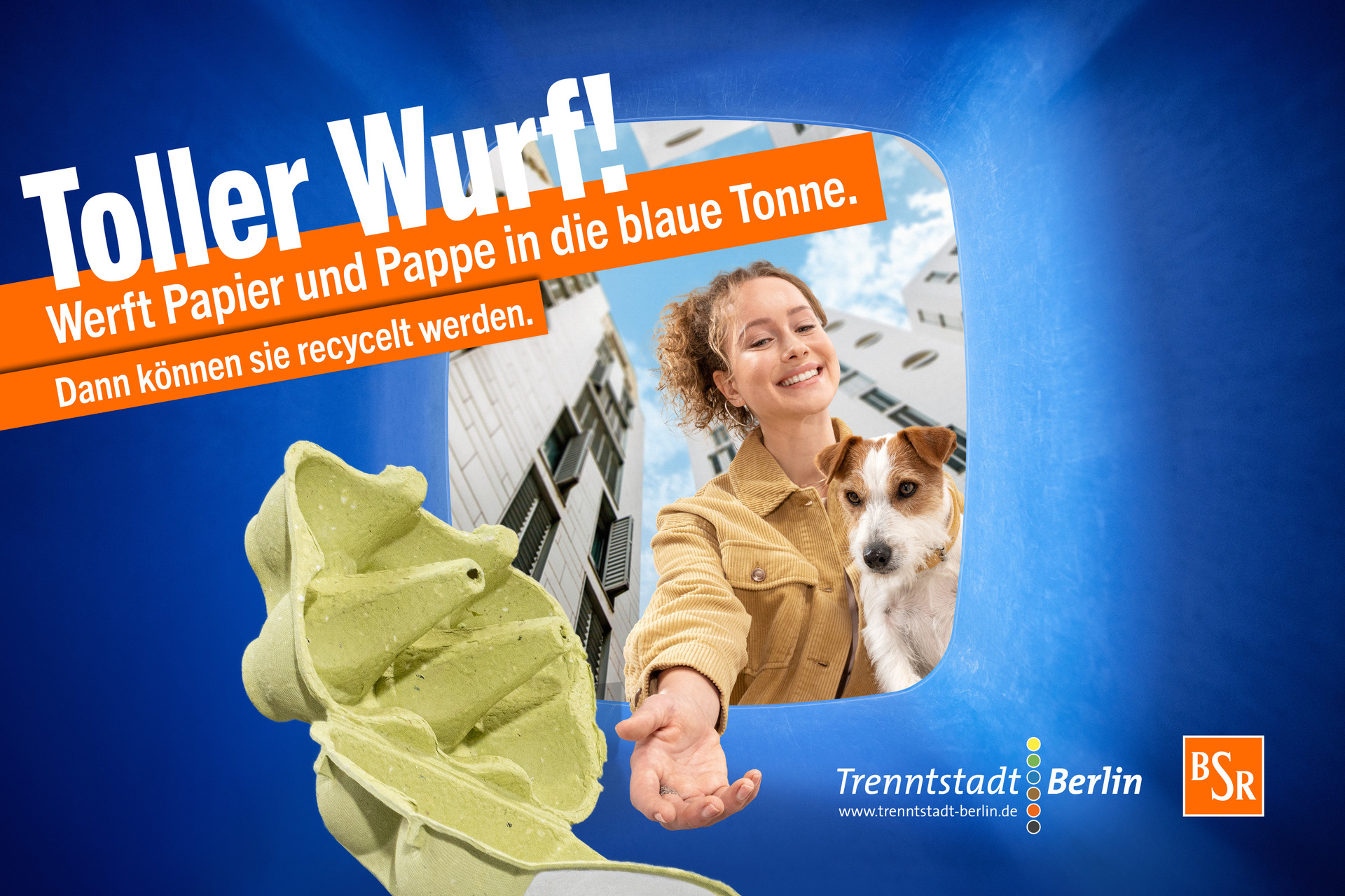 Toller Wurf
