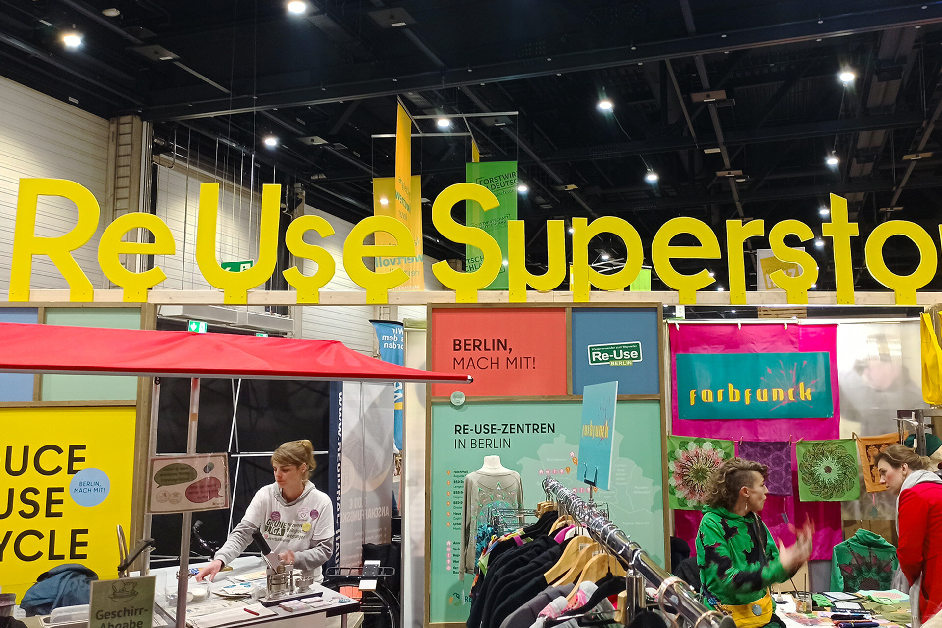 Gruene Woche, Messe, ReUse Stand