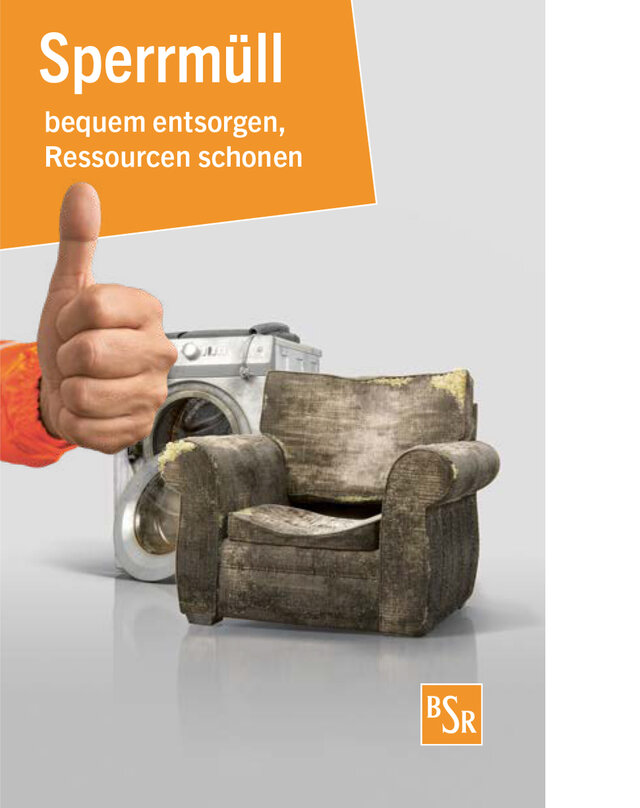 Cover der Broschüre über Sperrmüllentsorgung