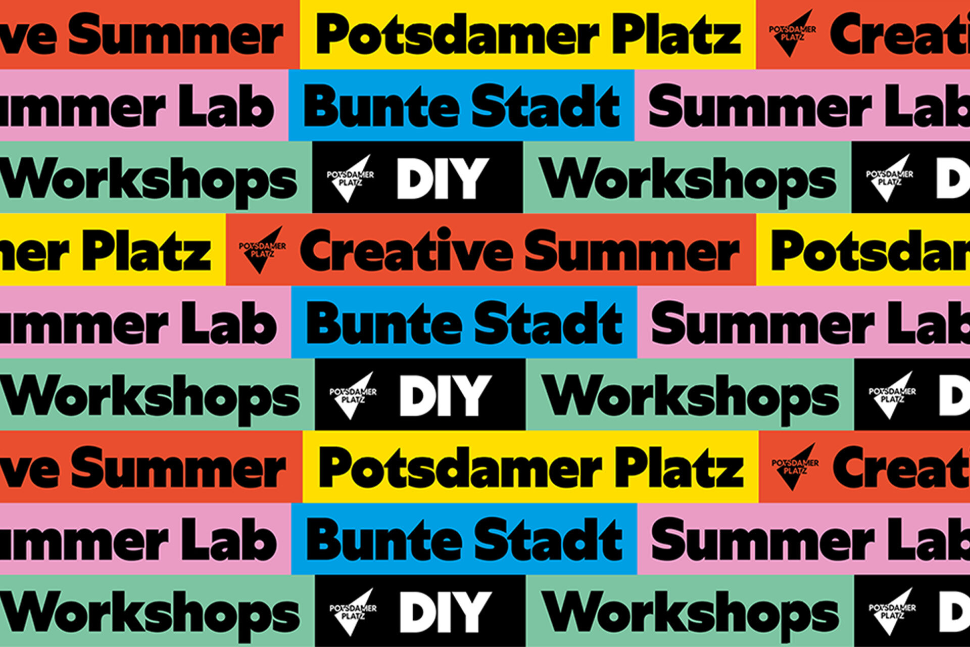 Creative Summer - Veranstaltung am Potsdamer Platz mit Workshops, Kunst und Community-Projekten
