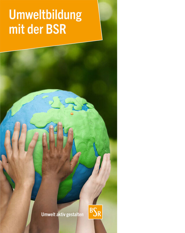 Cover der Broschüre über das Programm der BSR über Umweltbildung
